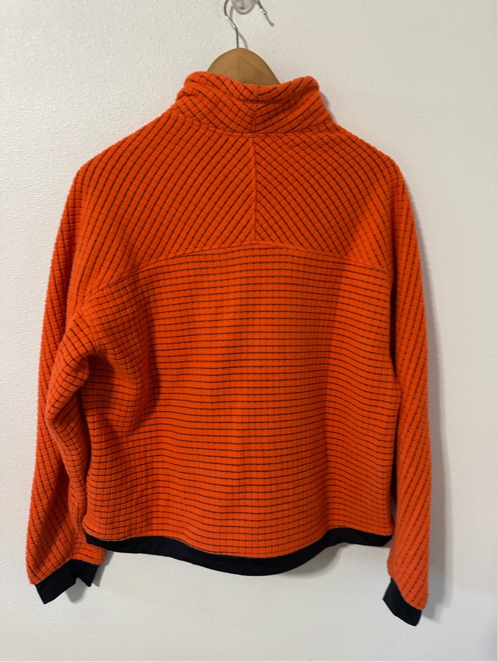Mountain Hardwear Summit Grid Big Grid Half Zip Orange Fleece Gorpcore-Small - Picture 2 of 10
